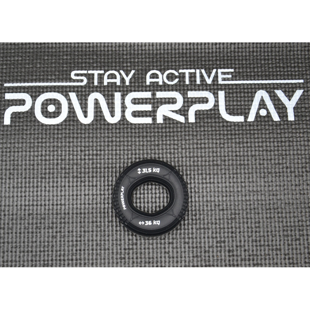 Еспандер PowerPlay PP-4330 Hand Grip Loops Hard 31.5-36 кг Чорний (PP_4330_Black_(31.5-36kg)) - зображення 8