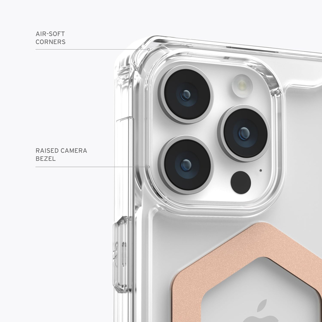 Чохол до мобільного телефона UAG iPhone 15 Pro Max Plyo Magsafe Ice/Rose Gold (114305114348) - зображення 8