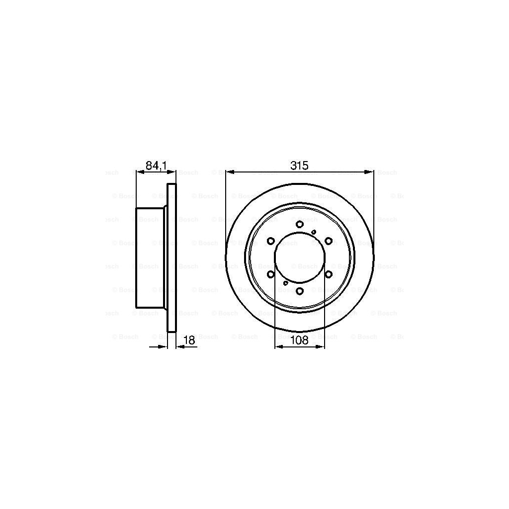 Гальмівний диск Bosch 0 986 478 713 - зображення 5