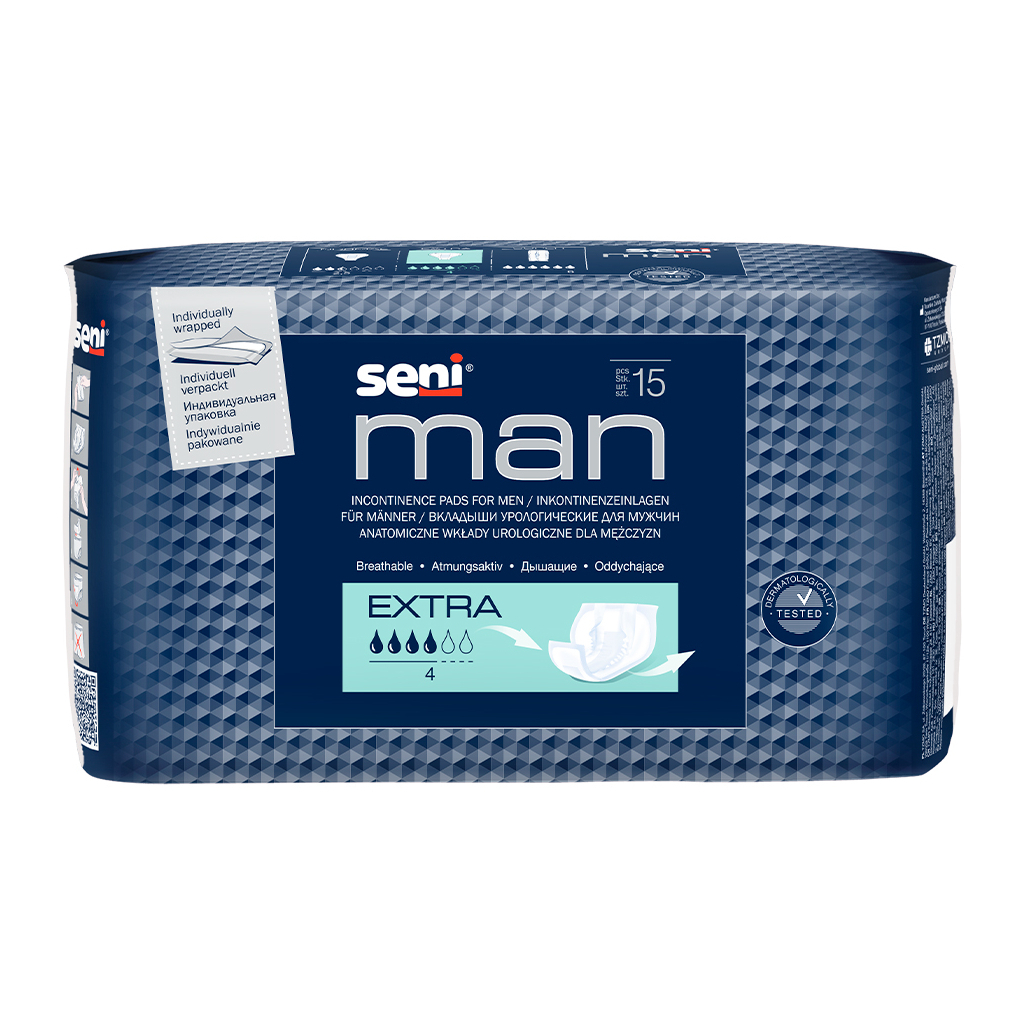 Урологічні прокладки Seni Man Extra 15 шт. (5900516693190) - изображение 1