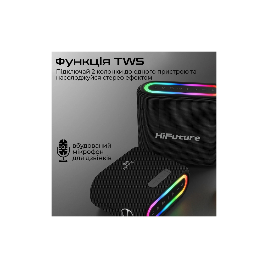 Акустична система HiFuture Vocalist 200 Black (vocalist200.black) - зображення 7