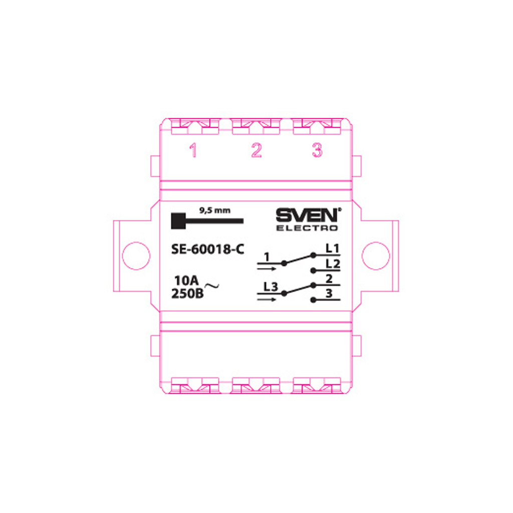 Перемикач Sven SE-60018-C cream (7100044) - зображення 3