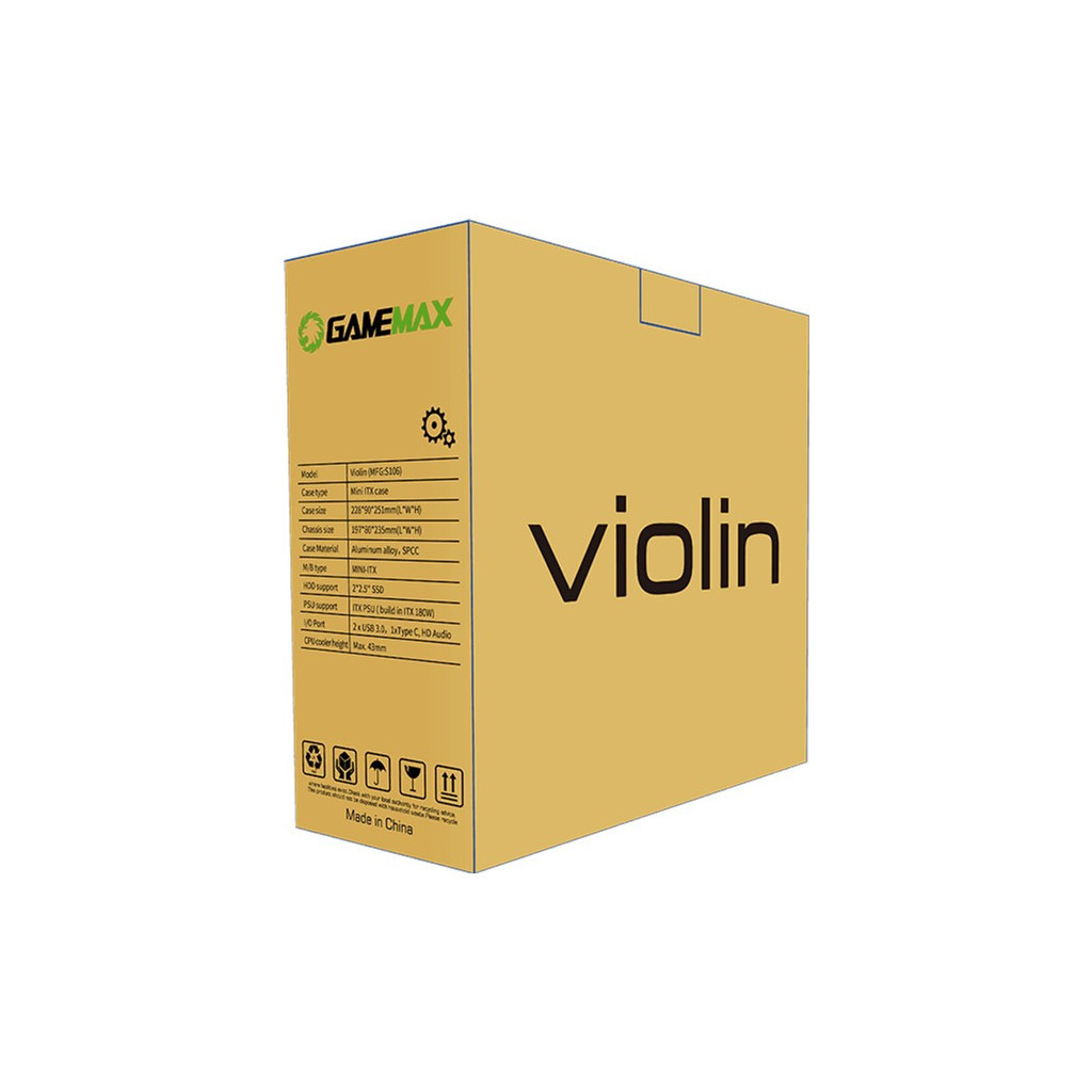 Корпус Gamemax Violin Silver - зображення 8