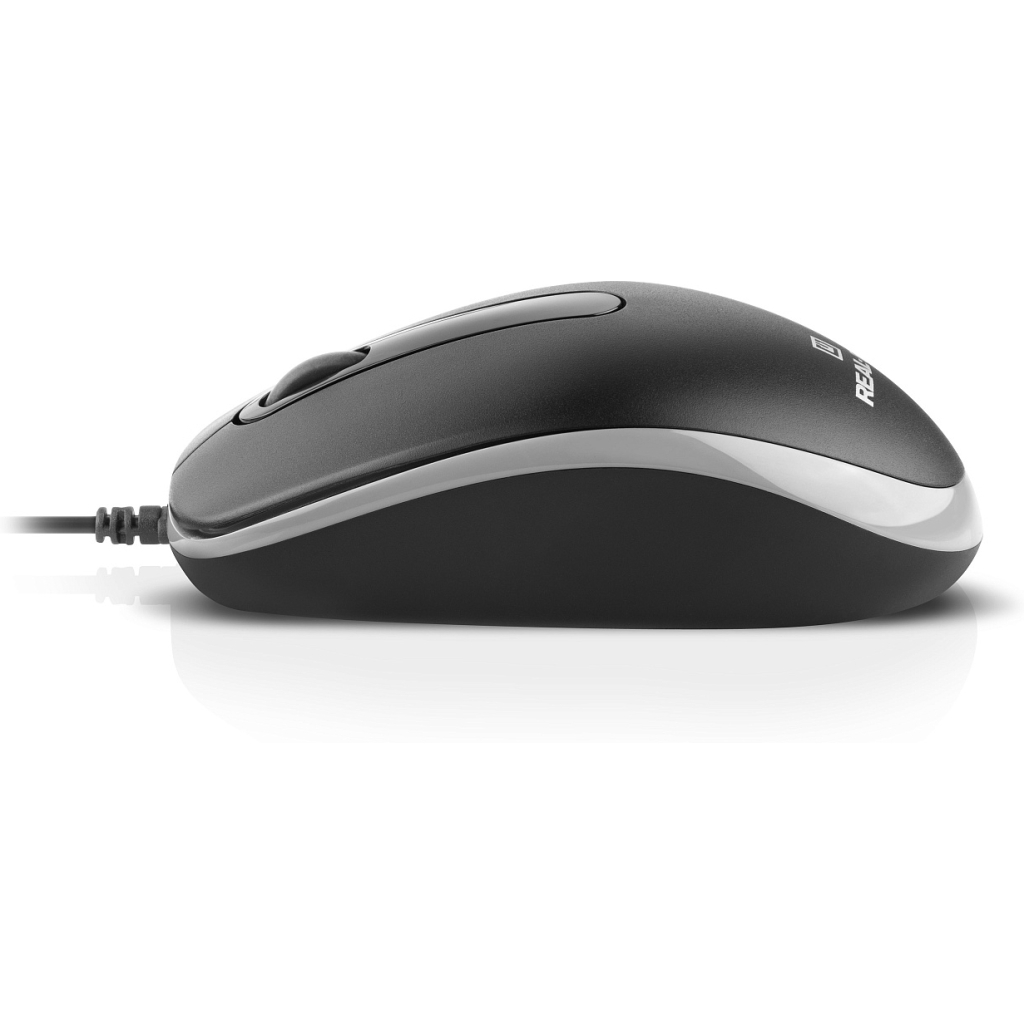 Мишка REAL-EL RM-217 USB Black/Gray (EL123200038) - зображення 5