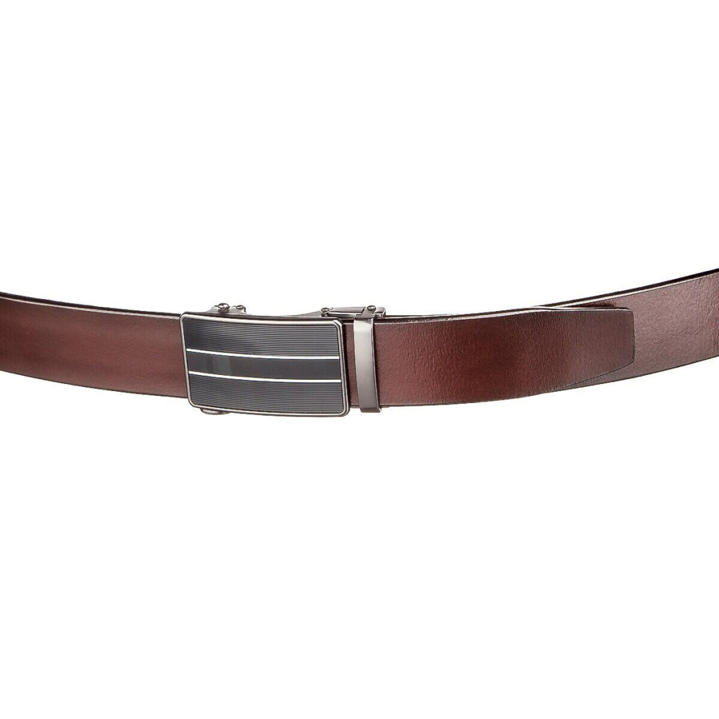 Ремінь Vintage З автоматичною пряжкою Коричневий (20210) - зображення 11