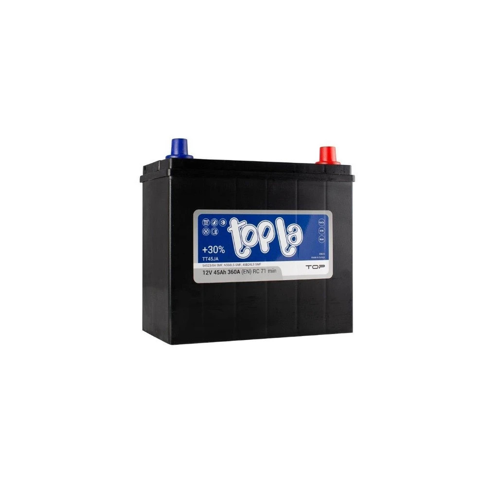 Акумулятор автомобільний Topla 45 Ah/12V Top/Energy Japan Euro (118 245) - зображення 1
