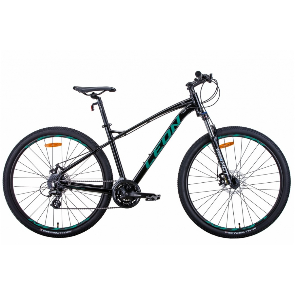 Велосипед Leon 29" TN-90 рама-18" 2021 Black/Turquoise (OPS-LN-29-094) - зображення 1