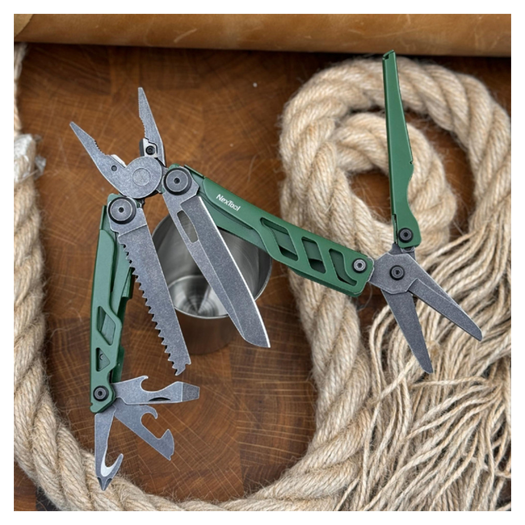 Мультитул NexTool Flagship Pro зелений (NE20278) - зображення 4