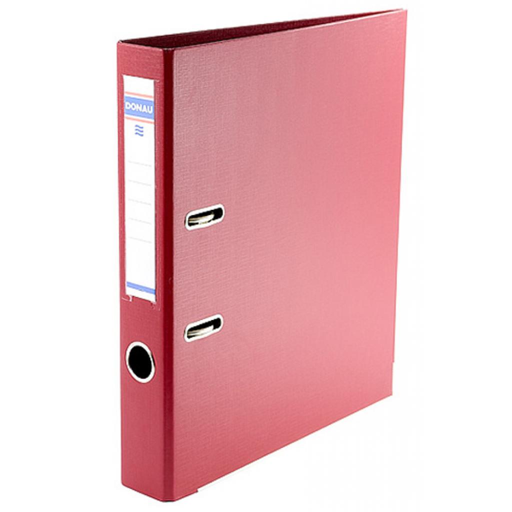 Папка - реєстратор Donau А4, 2 rings, ширина50, PREMIUM burgundy (3955001PL-05) - зображення 1