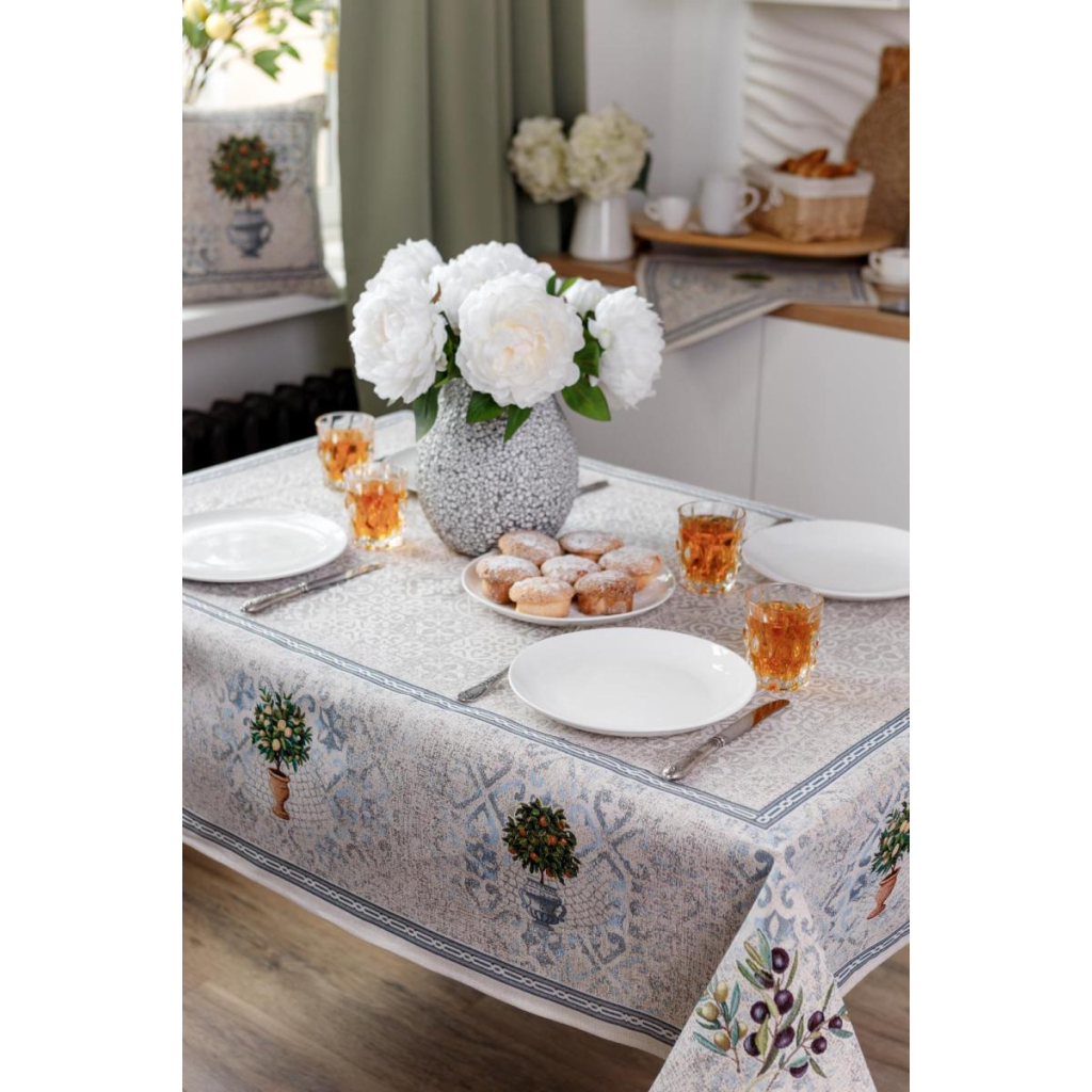 Скатертина Прованс гобеленова Афіни 136х180 см (035388) - зображення 5
