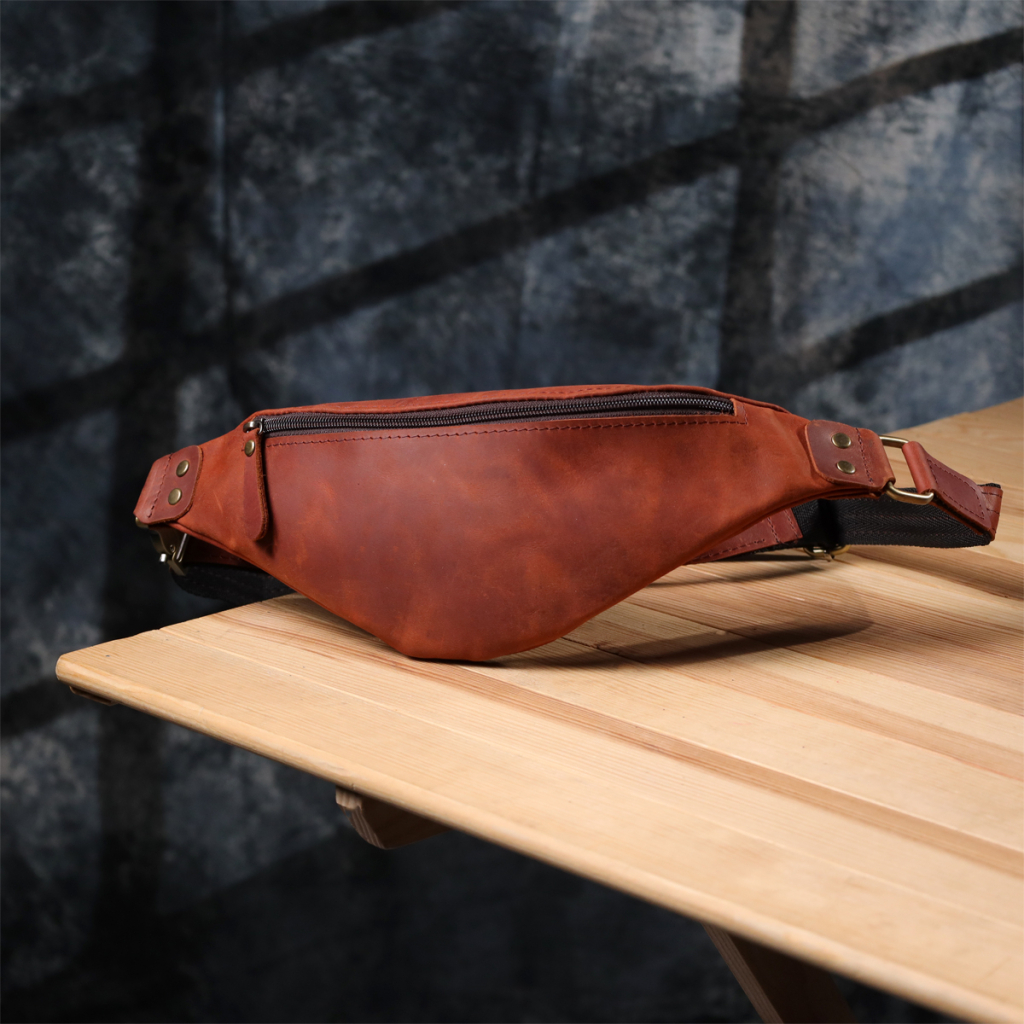 Сумка Shvigel З натуральної шкіри Руда (23131) - зображення 8