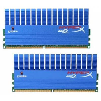 Модуль пам'яті для комп'ютера DDR2 4GB (2х2GB) 1066 MHz Kingston (KHX8500D2T1K2/4G) - зображення 1