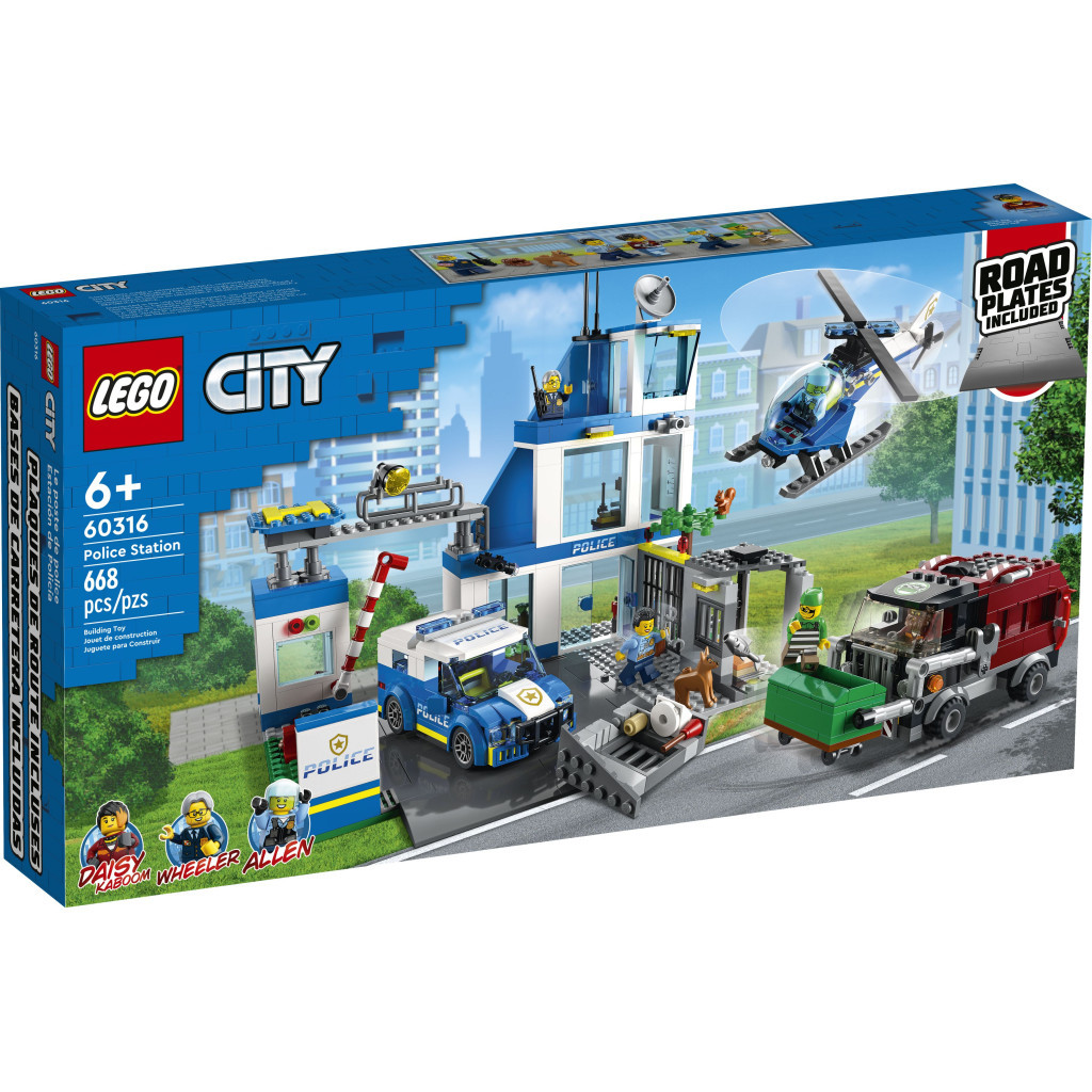 Конструктор LEGO City Поліцейська ділянка 668 деталей (60316) - зображення 1