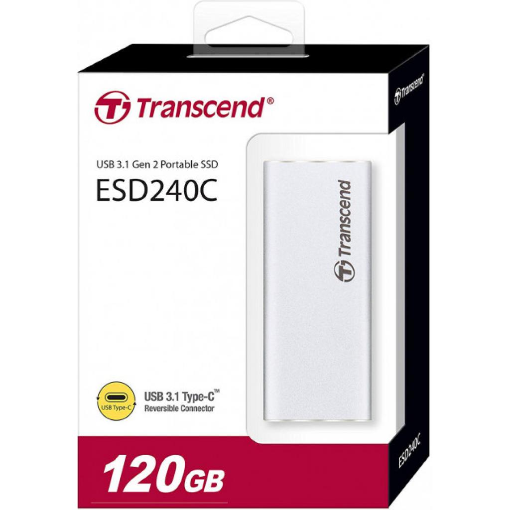 Накопичувач SSD USB 3.1 120GB Transcend (TS120GESD240C) - зображення 4