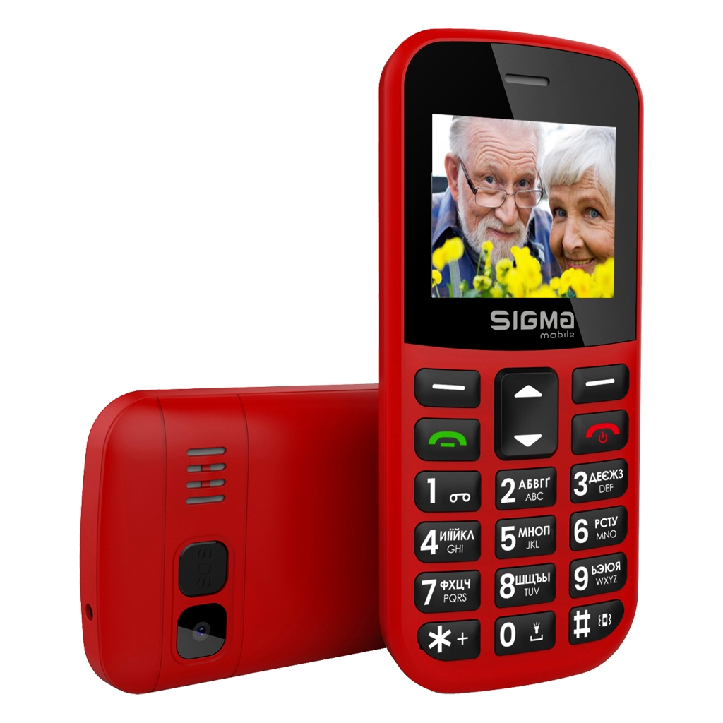 Мобільний телефон Sigma Comfort 50 EASY TYPE-C Red (4827798585221) - зображення 4