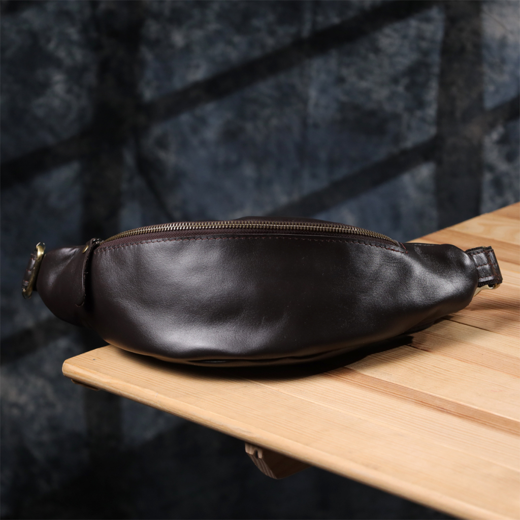 Сумка Shvigel З натуральної шкіри Коричнева (23144) - зображення 9