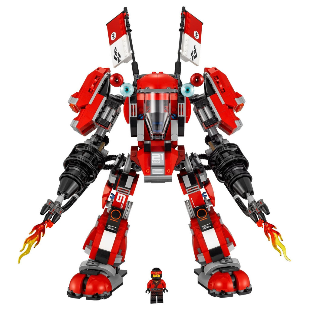 Конструктор LEGO NINJAGO Вогняний робот Кая (70615) - зображення 7