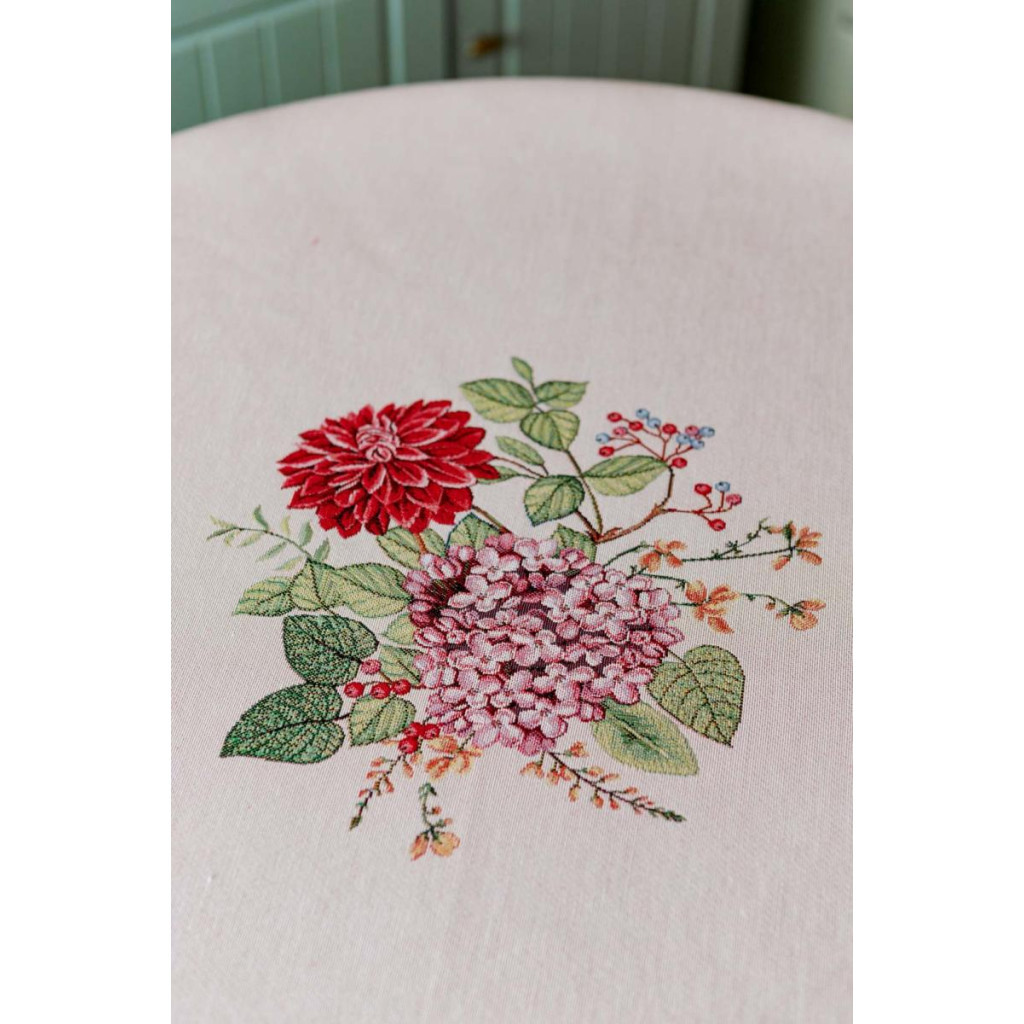 Скатертина Прованс гобеленова Гуси D-136 см (034129) - зображення 5