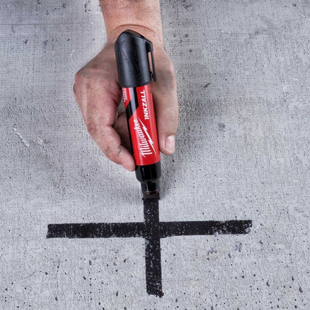 Маркер Milwaukee INKZALL для будмайданчика супер-великий XL чорний (блістер) (4932471558) - зображення 5