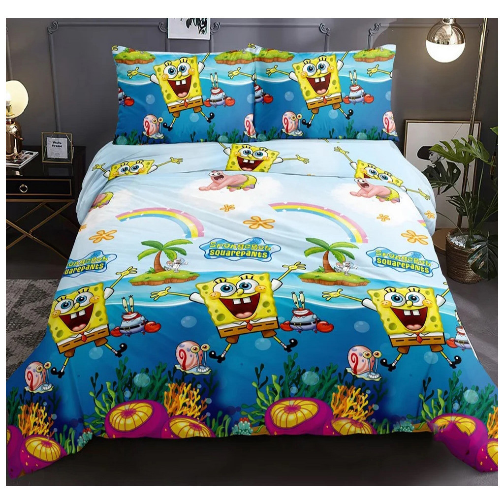 Постільна білизна MirSon Бязь Premium 17-0319 Spanch + Patrik King Size (2200002359818) - зображення 1