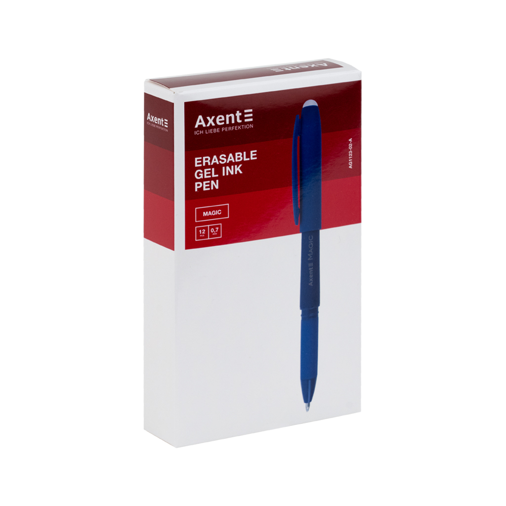 Ручка гелева Axent "пиши-стирай" Magic, синя (AG1123-02-A) - зображення 3