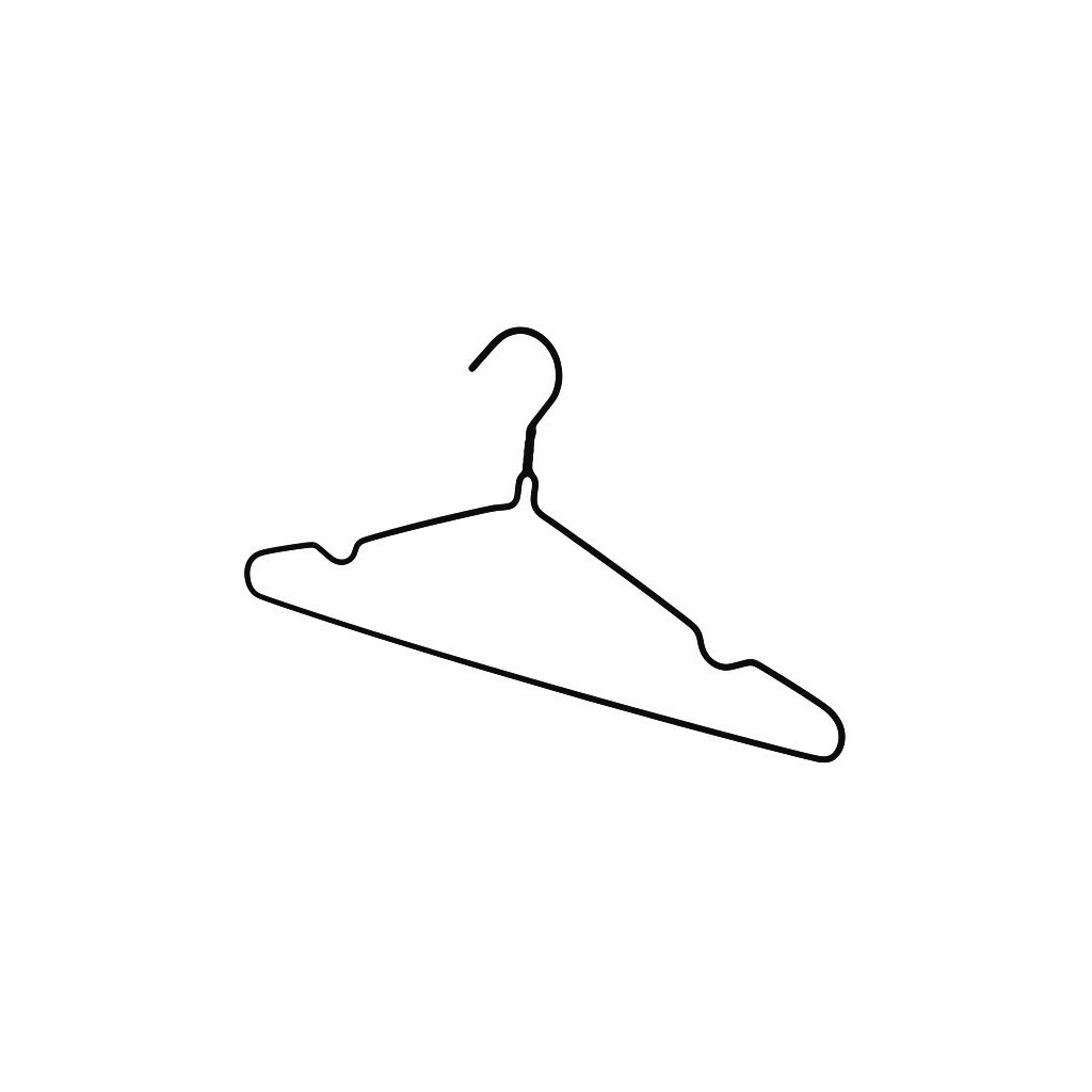 Плічка Idea Home Металеві в силіконі Чорні 39.4 х 21 х 0.3 см 8 шт. (6803804) - зображення 2