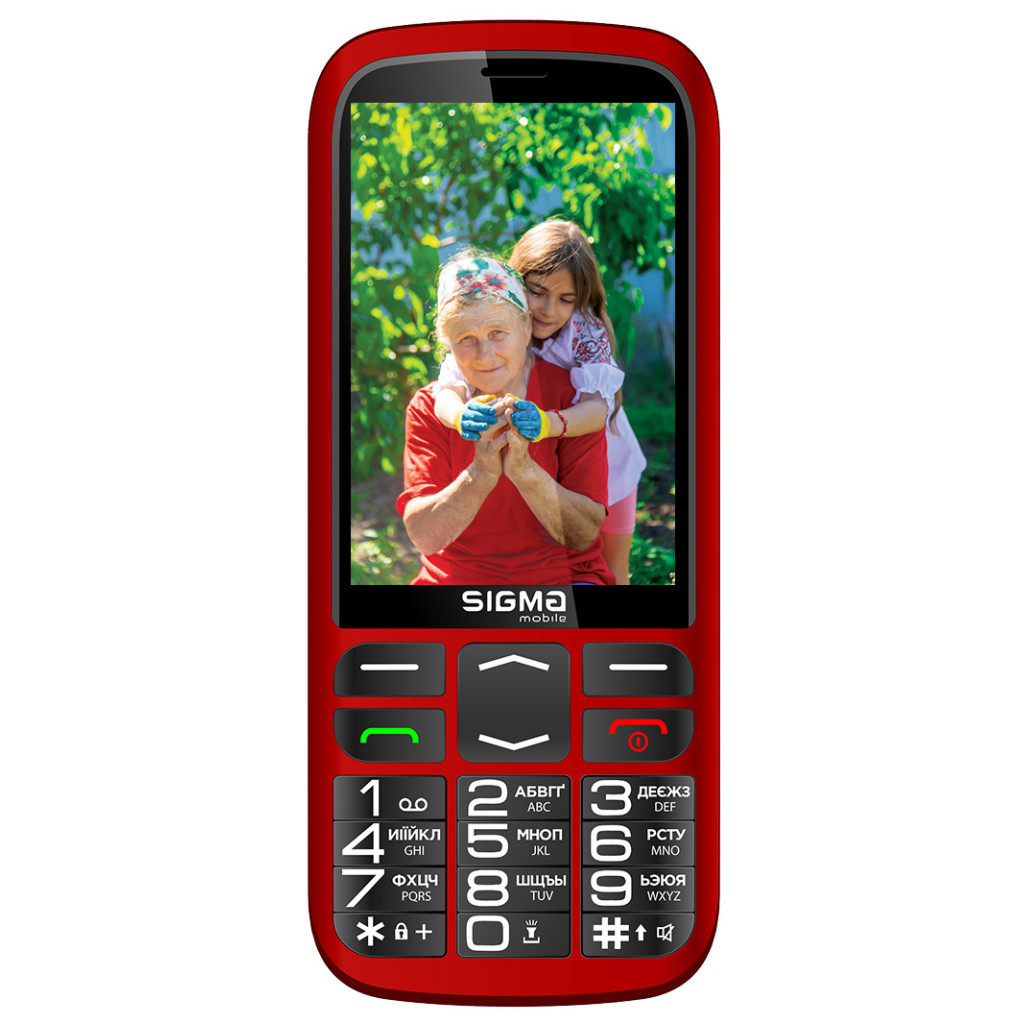 Мобільний телефон Sigma Comfort 50 Optima Type-C Red (4827798122327) - зображення 2