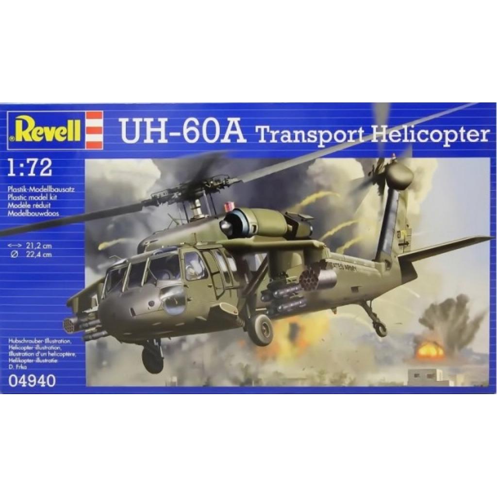 Збірна модель Revell Вертоліт UH-60A Transport Helicopter 1:72 (4940) - зображення 1