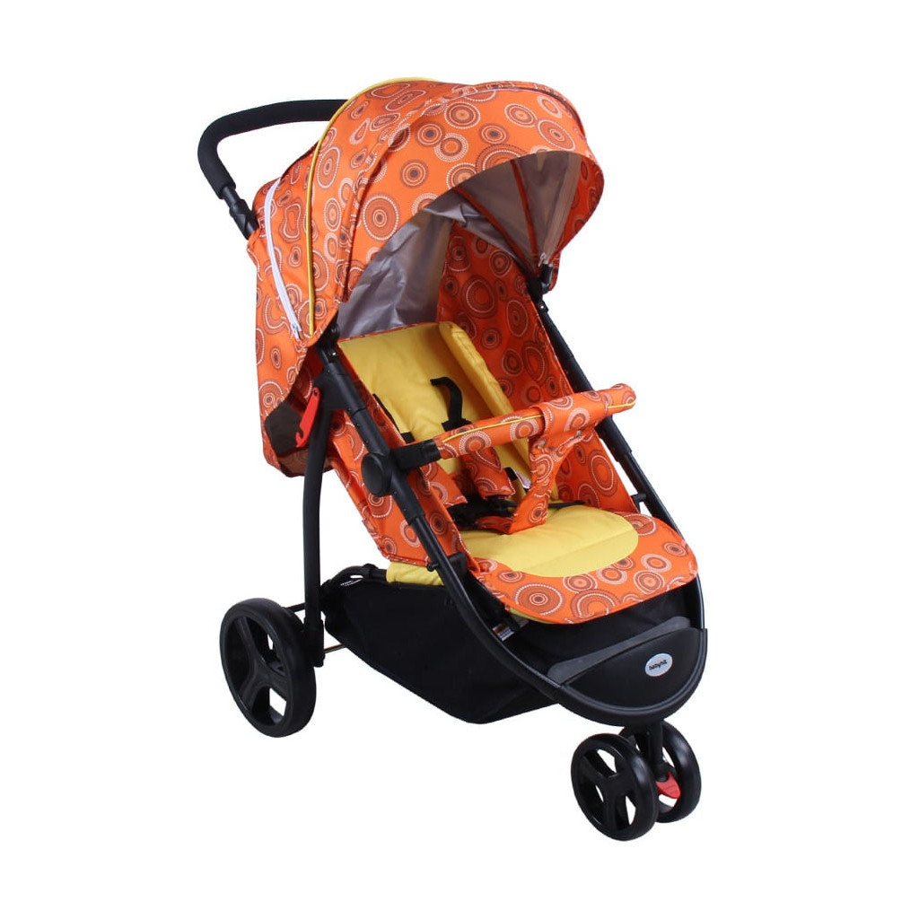 Коляска BabyHit Trinity Orange circles (14140) - зображення 3