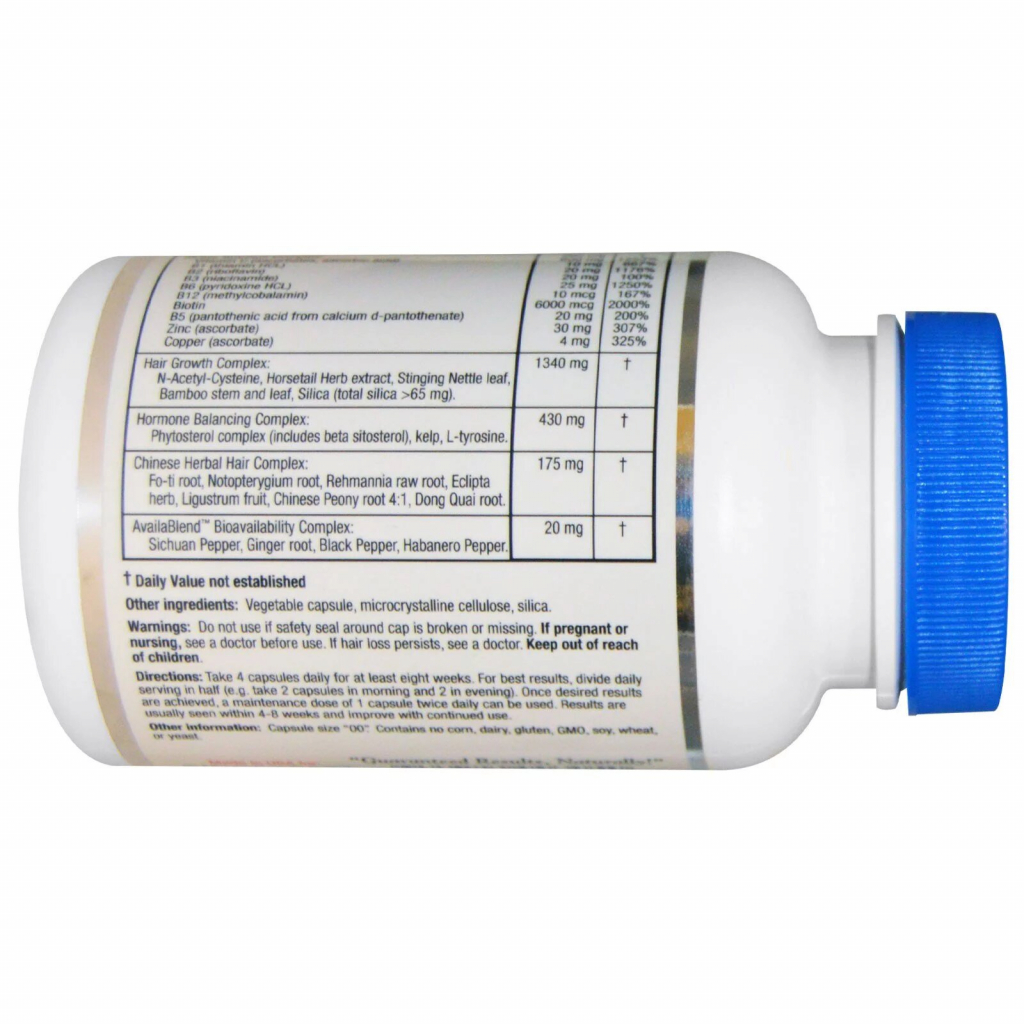 Вітамінно-мінеральний комплекс Ridgecrest Herbals Комплекс від випадіння волосся для Жінок, Hair ReVive, Ridge (RDH-00305) - зображення 2