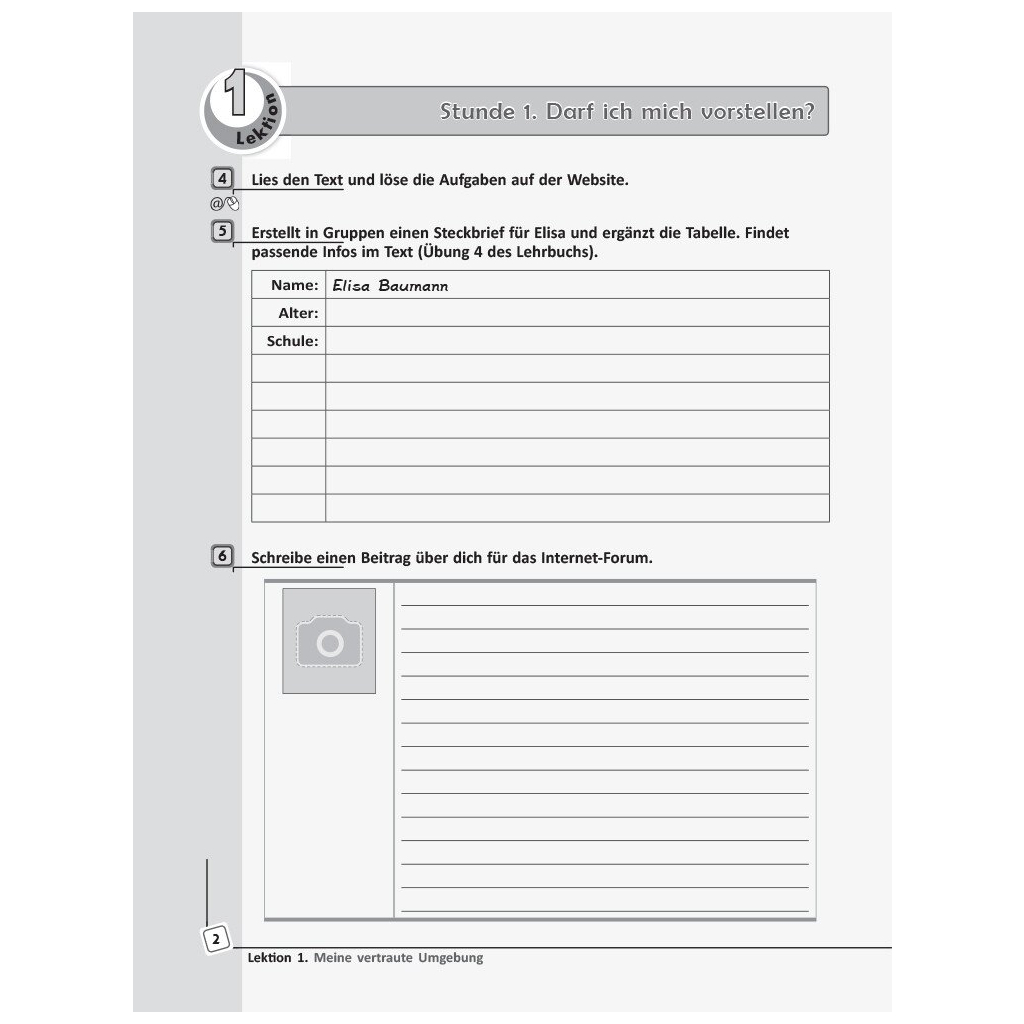 Робочий зошит Німецька мова. 10 клас. До підруч. "Deutsch lernen ist super!" - С.І. Сотникова, Г.В. Гоголєва Ранок (9786170947239) - зображення 3