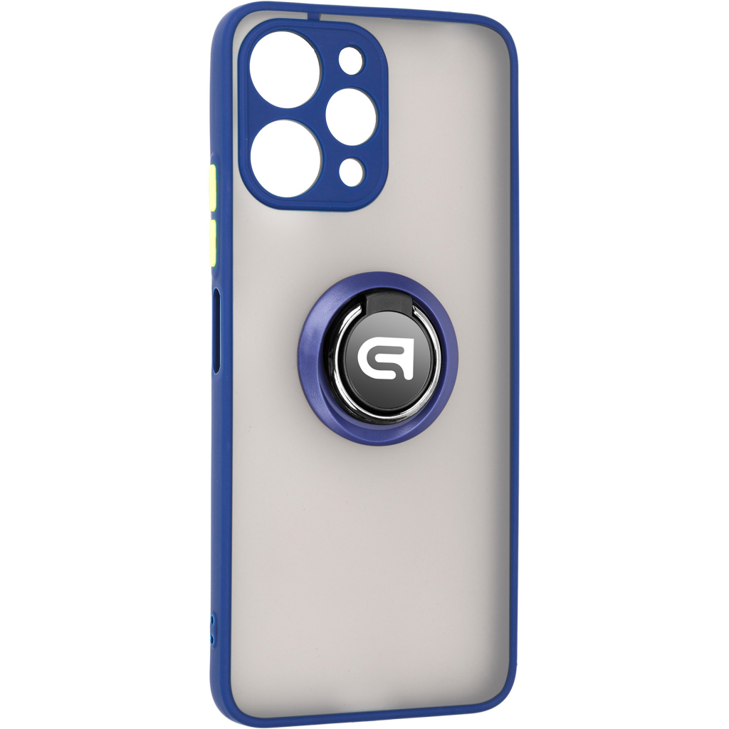Чохол до мобільного телефона Armorstandart Frosted Matte Ring Xiaomi Redmi 12 4G Navy Blue (ARM68904) - зображення 1