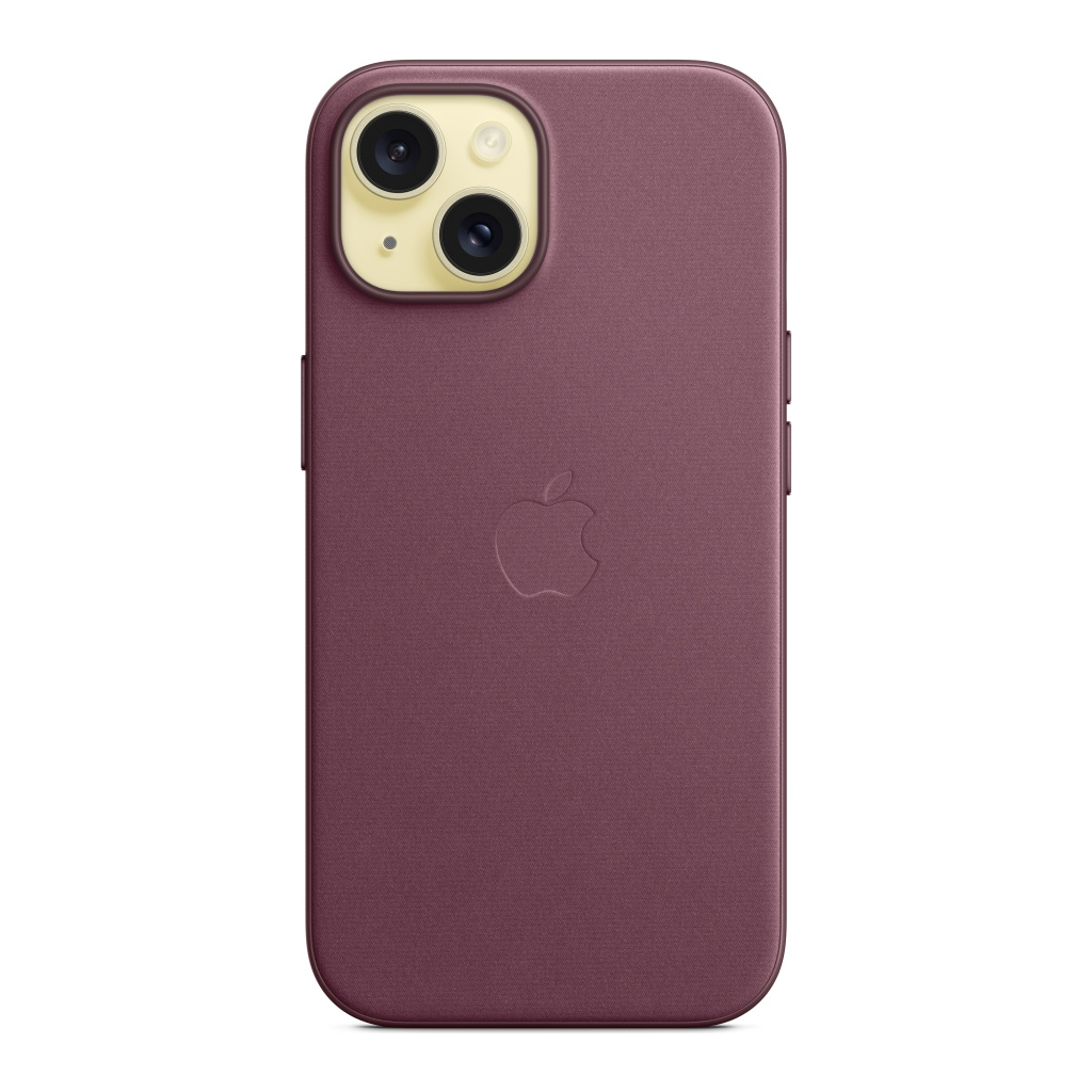 Чохол до мобільного телефона Apple iPhone 15 FineWoven Case with MagSafe Mulberry (MT3E3ZM/A) - зображення 3