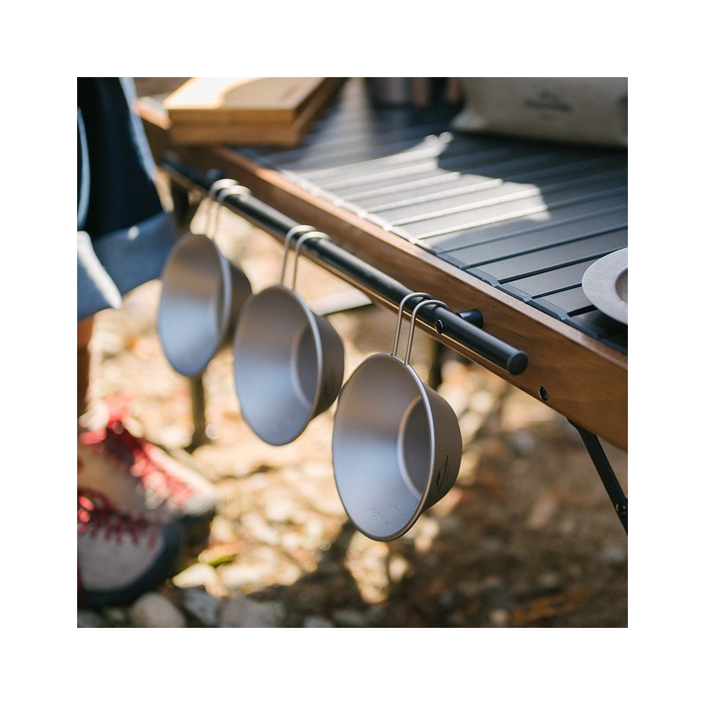 Туристичний стіл Naturehike комбінований NH21JU011 алюміній/бук (6927595797808) - зображення 4