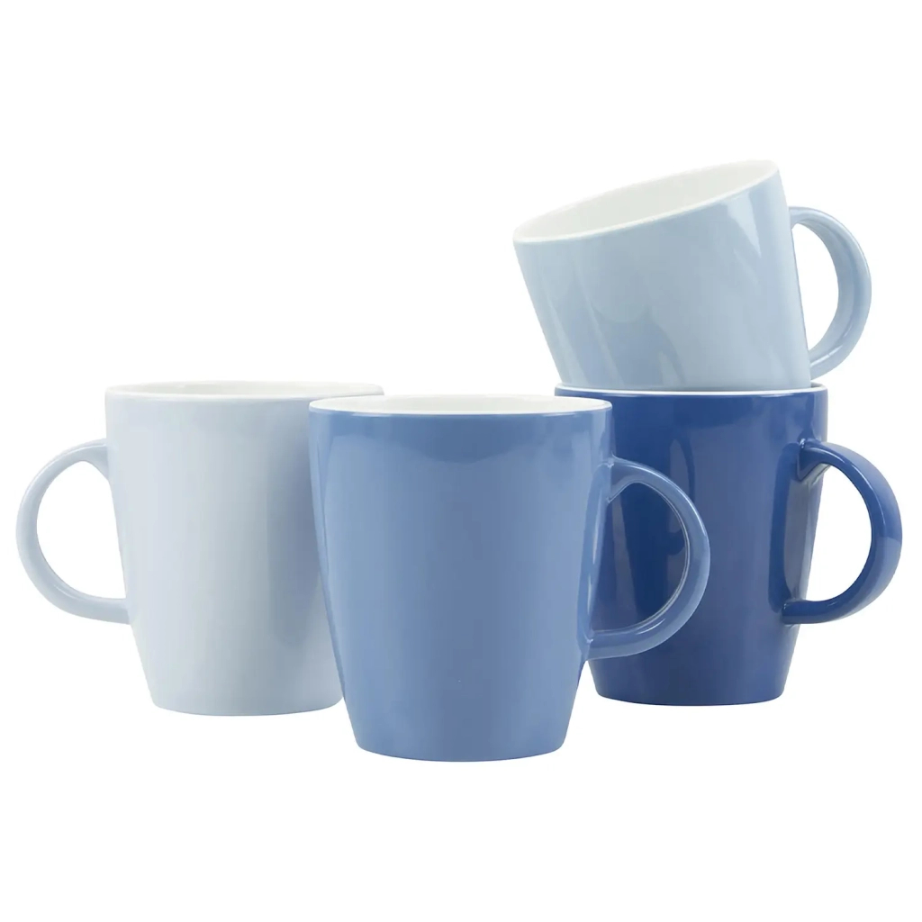 Набір туристичного посуду Gimex чашки кемпінгові Mug Colour 4 Pieces 4 Person Sky (6910141) - зображення 1