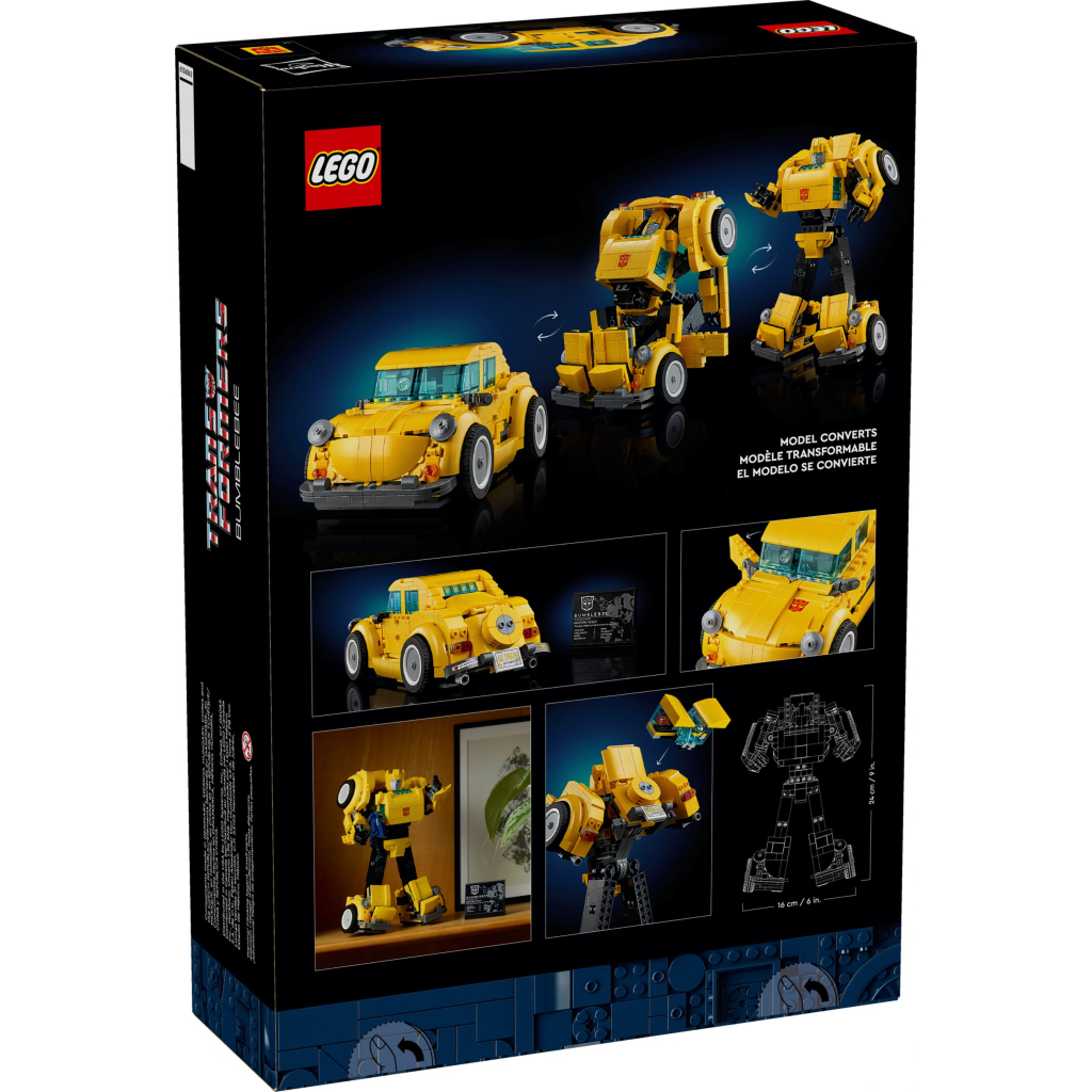 Конструктор LEGO Icons Трансформери Бамблбі 950 деталей (10338) - зображення 10