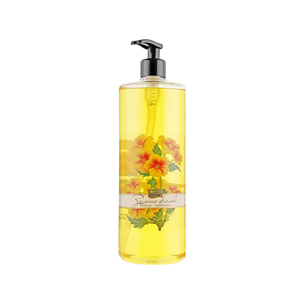 Гель для душу Ekolan Золота фіалка 1000 мл (4820217130651) - зображення 1