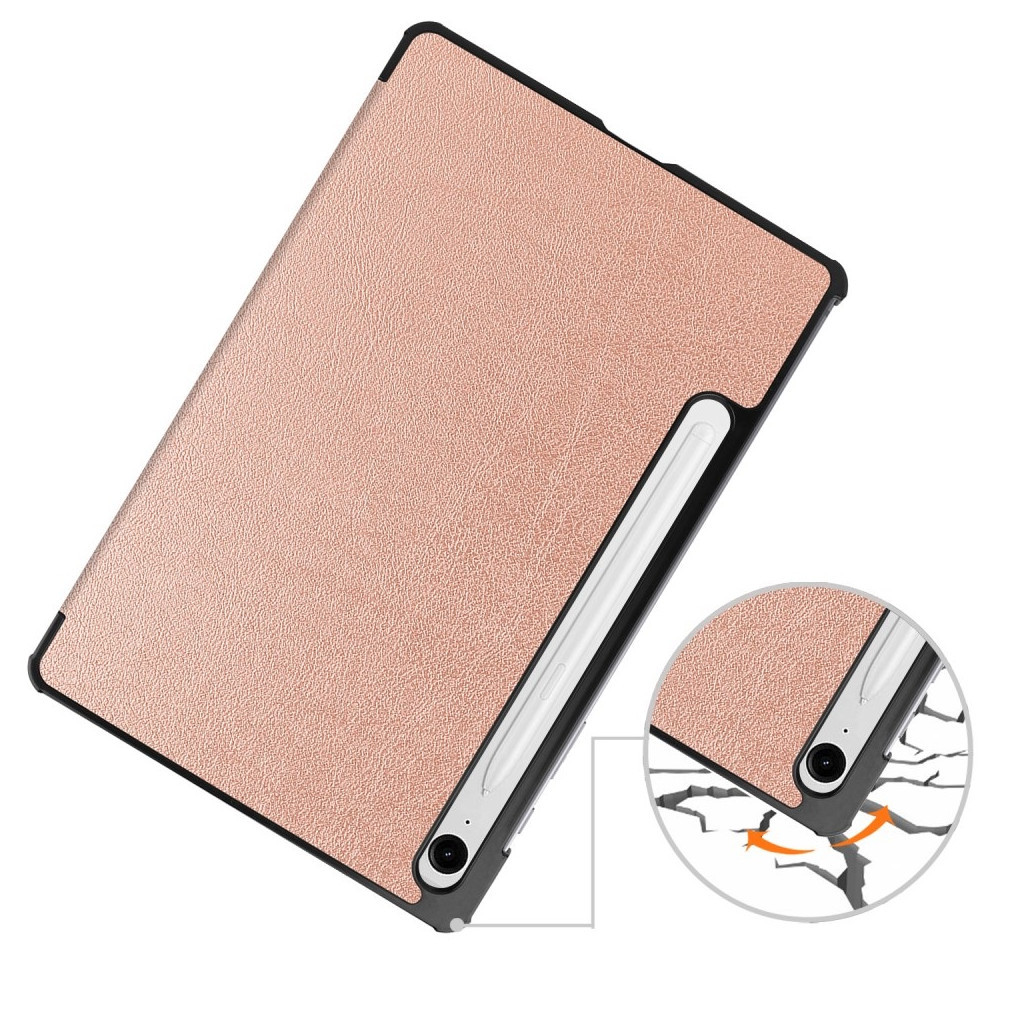 Чохол до планшета BeCover Smart Case Galaxy Tab S9 (SM-X710/SM-X716)/S9 FE (SM-X510/SM-X516B) 11.0" Rose Gold (710413) - зображення 6