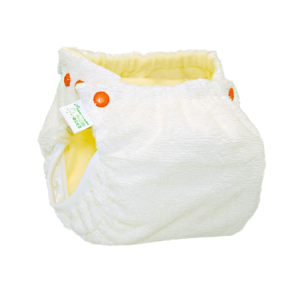 Підгузки Еко Пупс Active Classic багаторазовий 7-13 кг Abso Maxi Молочний (ТП2ВК4-3м) - зображення 1