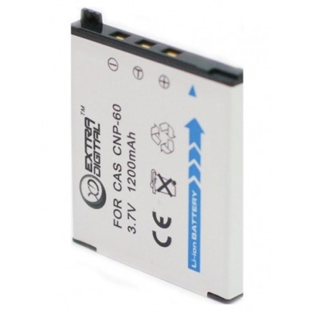 Акумулятор до фото/відео Extradigital Casio NP-60 (DV00DV1227) - зображення 2