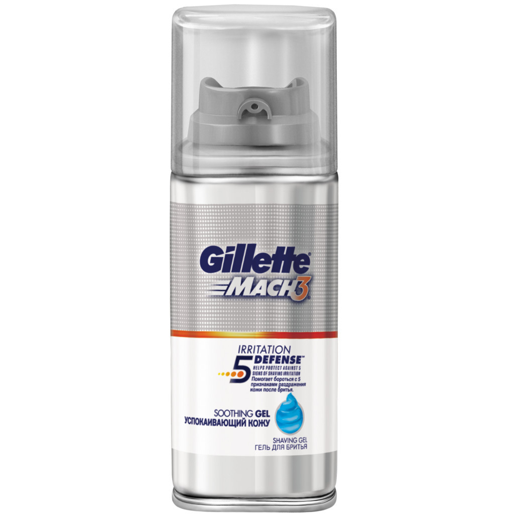 Гель для гоління Gillette Mach 3 Soothing Заспокійливий шкіру 75 мл (7702018291137) - зображення 1
