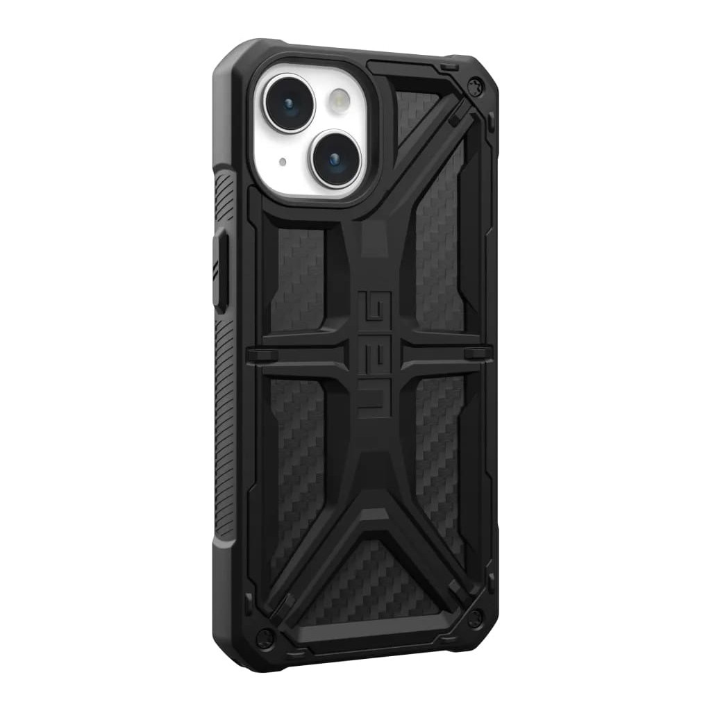 Чохол до мобільного телефона UAG Apple iPhone 15 Monarch, Carbon Fiber (114289114242) - зображення 2