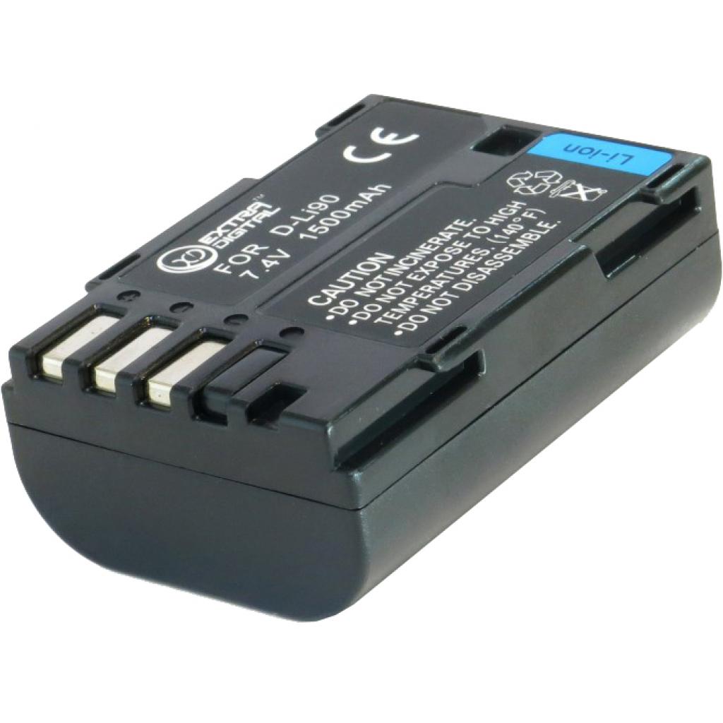 Акумулятор до фото/відео Extradigital Pentax D-Li90 (BDP2601) - зображення 3
