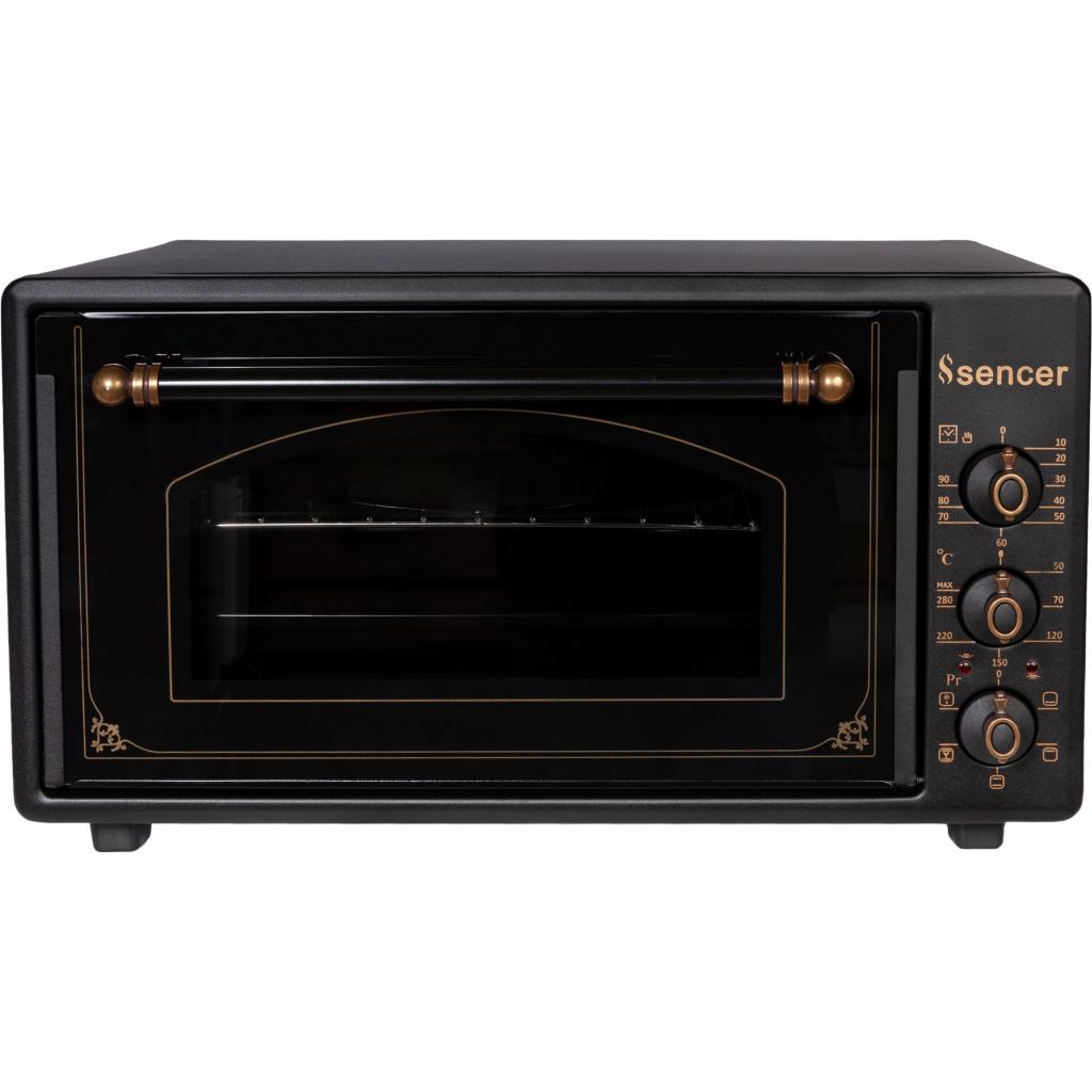 Електропіч Sencer MF 46E24/2 Matt Black Rustic - зображення 1