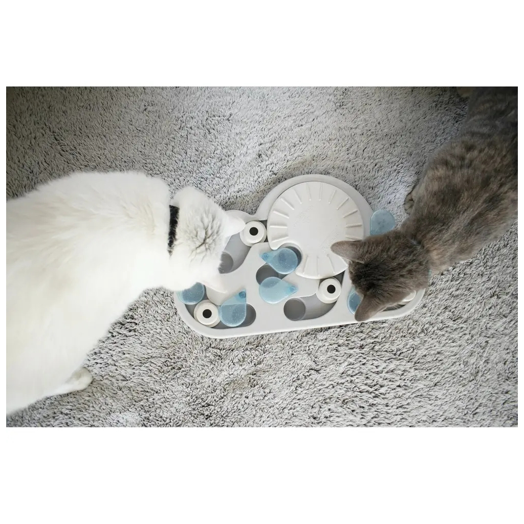 Іграшка для котів Outward Hound Petstages Головоломка Краплі дощу сіра (0700603695817) - изображение 6