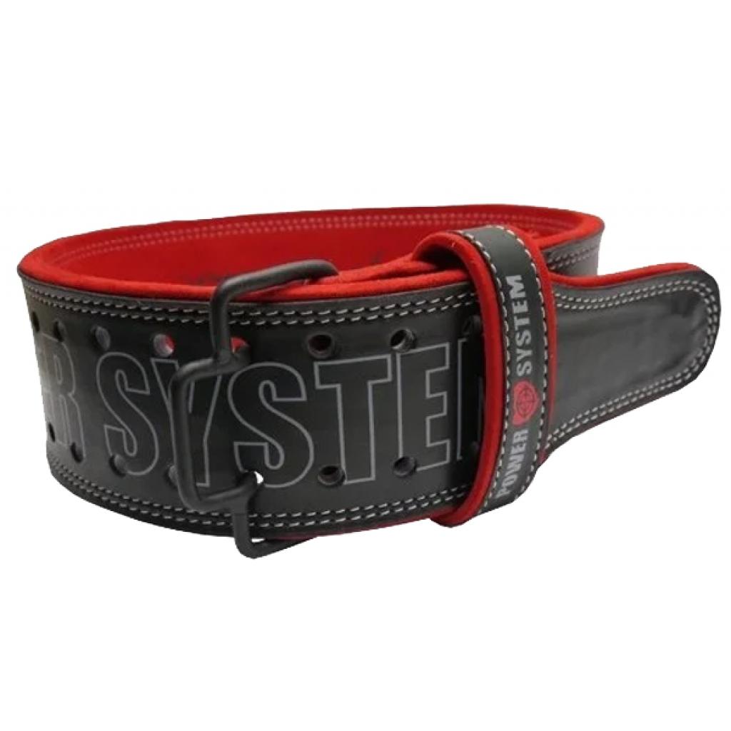 Атлетичний пояс Power System Beast PS-3830 Black/Red L (PS-3830_L_Black-Red) - зображення 2
