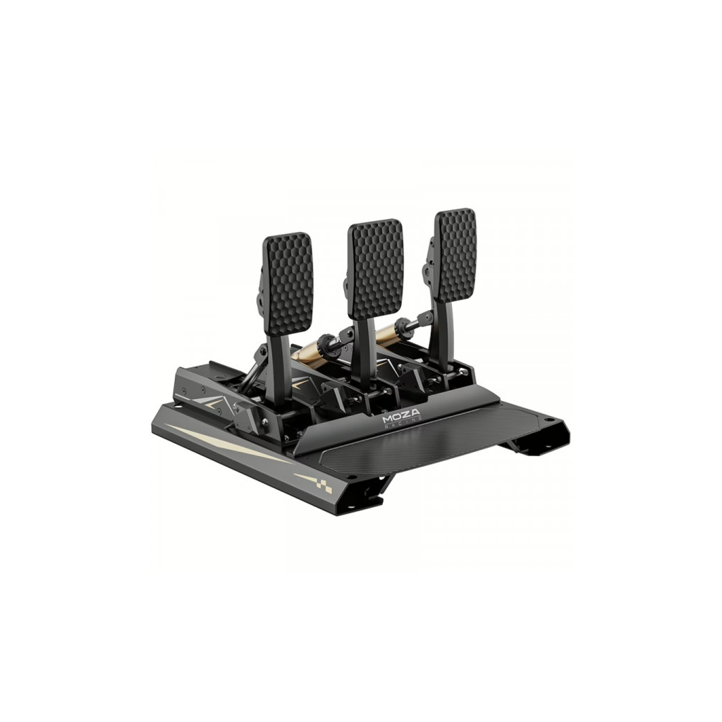 Педалі ігрові MOZA Racing CRP2 USB тензодатчик 200 кг карбонова підставка Black (RS066_Moza) - зображення 5