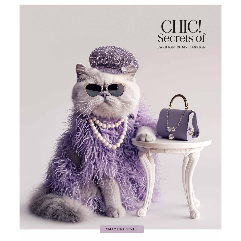 Зошит Школярик Fashion chiс 60 аркушів клітинка (060-3458K) - зображення 5