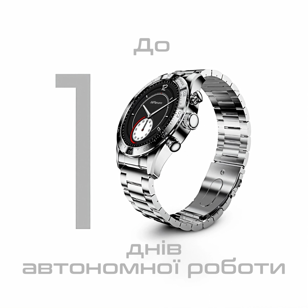 Смарт-годинник HiFuture gopro 2 silver (gopro2.silver) - зображення 5