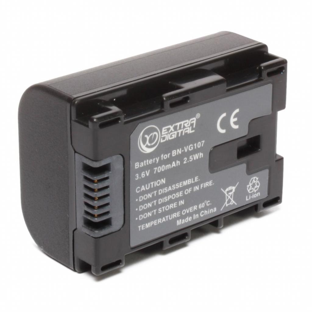 Акумулятор до фото/відео Extradigital JVC BN-VG107 (chip) (BDJ1308) - зображення 1